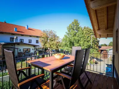 Ein Balkon oder eine Terrasse in der Unterkunft Ferienwohnungen Koller