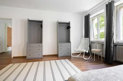 Ein Bett oder Betten in einem Zimmer der Unterkunft Living in Munich City Center