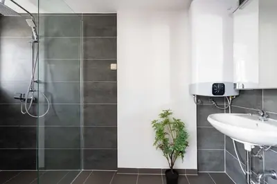 Ein Badezimmer in der Unterkunft Living in Munich City Center