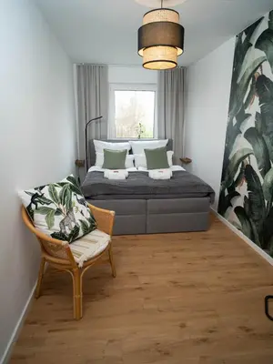 Ein Sitzbereich in der Unterkunft MOREHOME Sonnenterrasse & Heimkino Switch 2