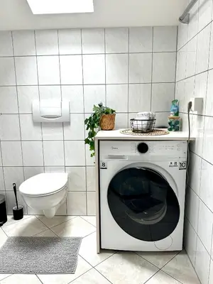 Ein Badezimmer in der Unterkunft Ferienwohnung Haus Reindl