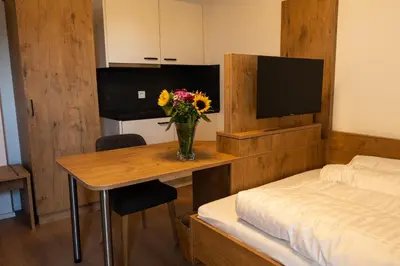 Ein Bett oder Betten in einem Zimmer der Unterkunft HeindlHof