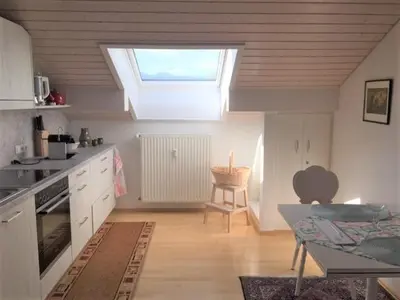 Küche/Küchenzeile in der Unterkunft Ferienwohnung Kunze