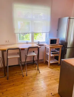 Küche/Küchenzeile in der Unterkunft Wohnung mit Charme