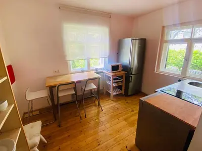 Küche/Küchenzeile in der Unterkunft Wohnung mit Charme