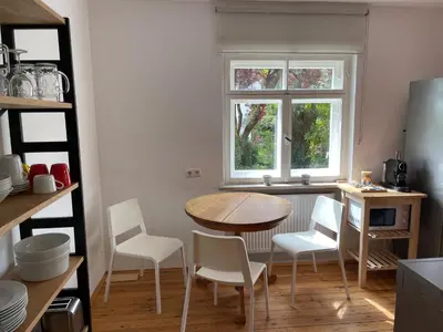 Küche/Küchenzeile in der Unterkunft Wohnung mit Charme