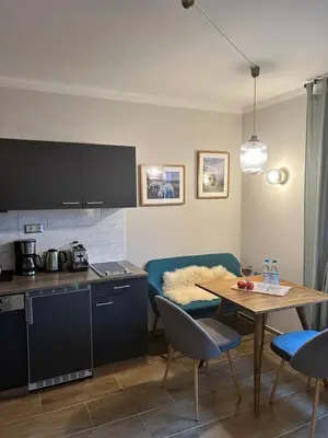 Küche/Küchenzeile in der Unterkunft Luxury Apartment Munich South
