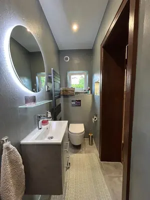 Ein Badezimmer in der Unterkunft Luxury Apartment Munich South