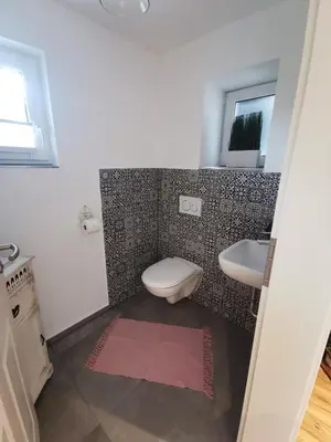 Ein Badezimmer in der Unterkunft Ferienwohnung Chiemseeliebe