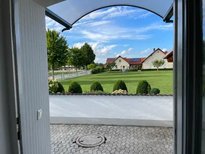 Ein Garten an der Unterkunft Kelsbachhaus EG