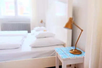 Ein Bett oder Betten in einem Zimmer der Unterkunft Hotel Maurerhansl