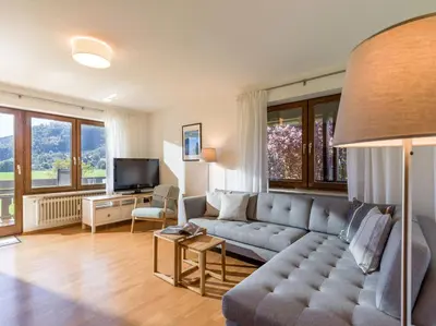 TV/Unterhaltungsangebot in der Unterkunft Ferienwohnung Panoramablick