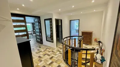 Grundriss der Unterkunft Large holiday apartment with sauna, terrace, garden and open fireplace