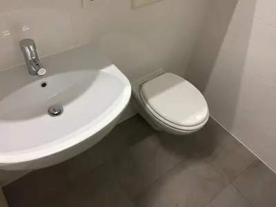 Ein Badezimmer in der Unterkunft City Center Apartment
