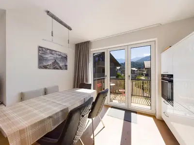 Ein Balkon oder eine Terrasse in der Unterkunft Gamserl