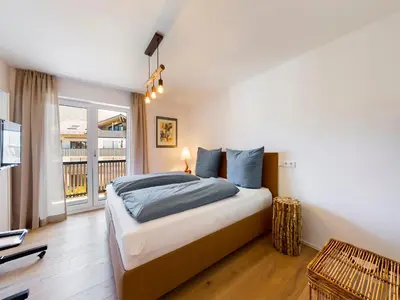 Ein Bett oder Betten in einem Zimmer der Unterkunft Gamserl
