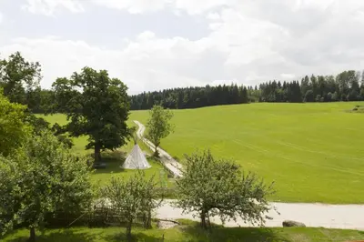 Naturlandschaft in der Nähe der Ferienwohnung
