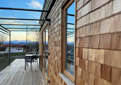 Ein Balkon oder eine Terrasse in der Unterkunft Mächlerhof