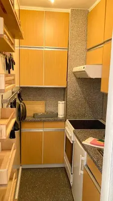 Küche/Küchenzeile in der Unterkunft Apartment Kaltenbrunn Serviced Apt mit Seeblick am Tegernsee Business & Long Stay only