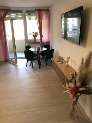 TV/Unterhaltungsangebot in der Unterkunft Lilis Apartment mit Balkon