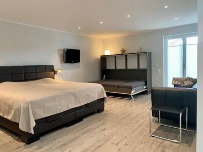 Ein Bett oder Betten in einem Zimmer der Unterkunft 