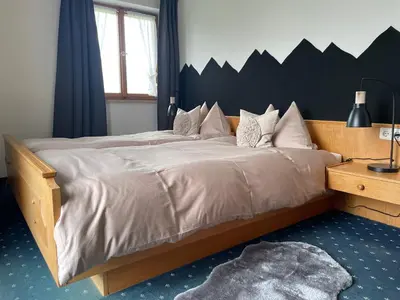 Ein Bett oder Betten in einem Zimmer der Unterkunft Hacklhof
