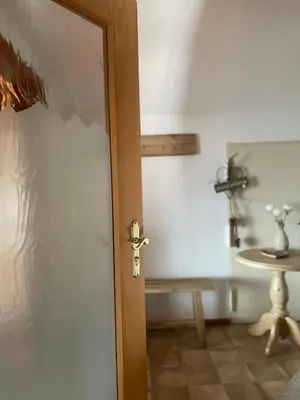 Ein Badezimmer in der Unterkunft Hacklhof