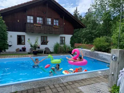 Der Swimmingpool an oder in der Nähe von Haus Mona ****