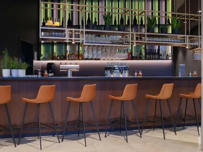 Lounge oder Bar in der Unterkunft Dorint Hotel München/Garching
