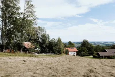 Naturlandschaft in der Nähe des Ferienhauses