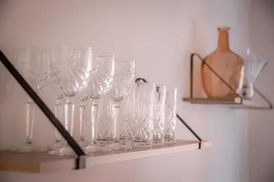 Getränke in der Unterkunft Bonnystay Landshut Gallery im Zentrum