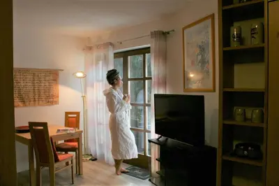 TV/Unterhaltungsangebot in der Unterkunft Ferienwohnung Sabine