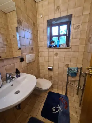 Ein Badezimmer in der Unterkunft Ferienwohnung Sabine