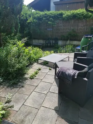 Ein Garten an der Unterkunft Ferienwohnung Sabine