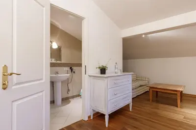 Ein Badezimmer in der Unterkunft Seebacher Haus