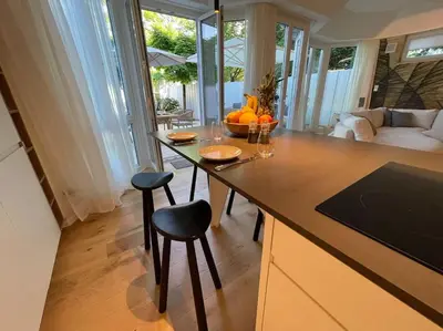 Grundriss der Unterkunft Luxuriöses Loft mit großer Sonnenterrasse & Sauna