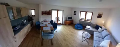 TV/Unterhaltungsangebot in der Unterkunft Ferienwohnung Rudis Bergblick