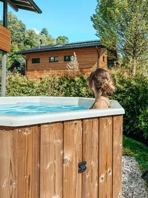 Haustiere von Gästen der Unterkunft ZSAM Chalets mit Sauna und Hottub