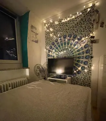 Ein Bett oder Betten in einem Zimmer der Unterkunft Ruheoase im Herzen von München