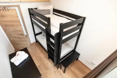 Ein Bett oder Betten in einem Zimmer der Unterkunft Ferienwohnungen 