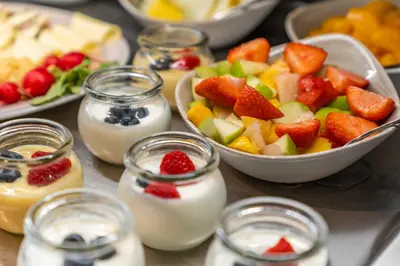 Essen im Hotel oder in der Nähe