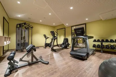 Das Fitnesscenter und/oder die Fitnesseinrichtungen in der Unterkunft Maritim Hotel Ingolstadt