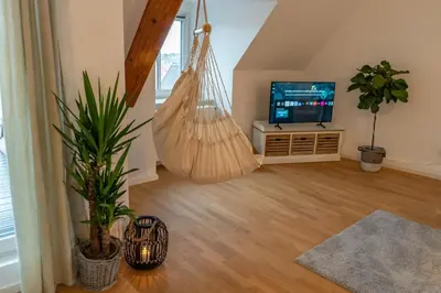 TV/Unterhaltungsangebot in der Unterkunft Ferienwohnung 