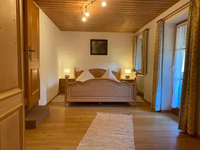Ein Bett oder Betten in einem Zimmer der Unterkunft Landhaus-Bierling