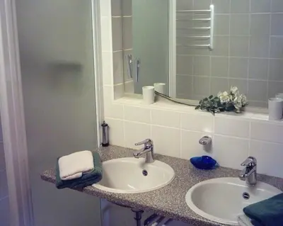 Ein Badezimmer in der Unterkunft Appartement Schelhas