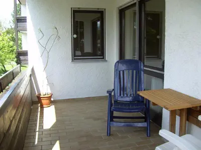 Ein Balkon oder eine Terrasse in der Unterkunft Ferienwohnungen Schelhas