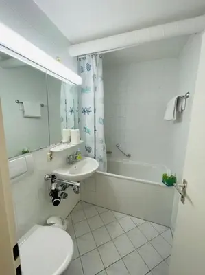 Ein Badezimmer in der Unterkunft Sunrise Studio für 2-3 Personen