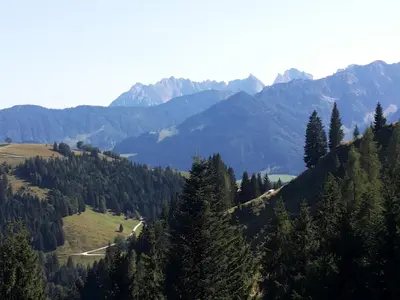 Naturlandschaft in der Nähe des Ferienhauses