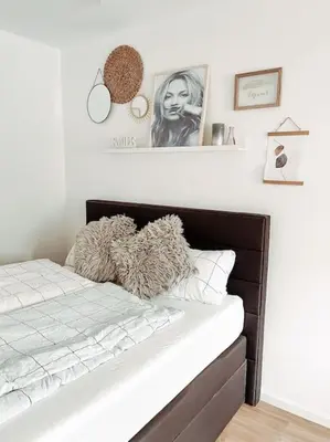 Ein Bett oder Betten in einem Zimmer der Unterkunft *TOP*+Allgäu*Familie*NETFLIX*mit Garten & *PS4*