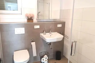 Ein Badezimmer in der Unterkunft Work & Stay Apartment Ingolstadt